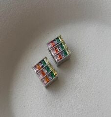 Jorvani Prisma Silver Küpe