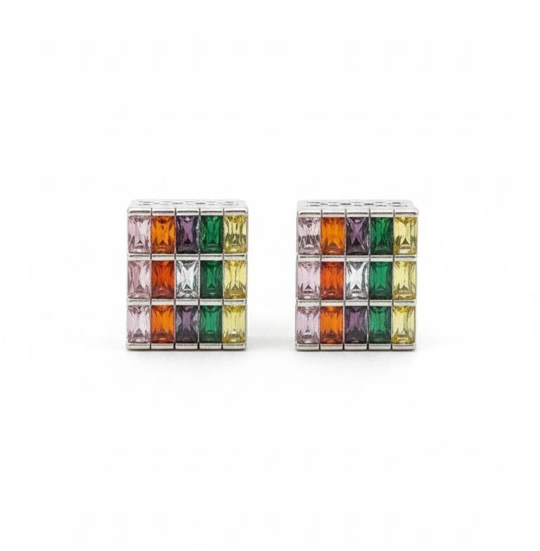 Jorvani Prisma Silver Küpe