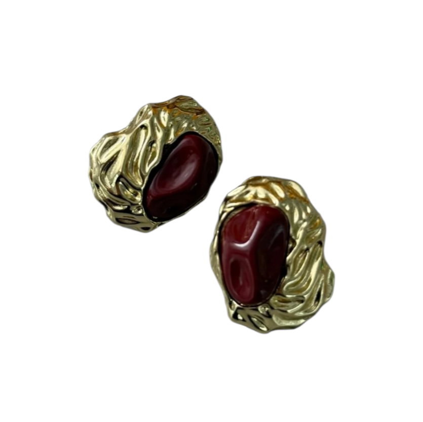 Jorvani Vintage Rouge Küpe