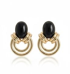 Jorvani Bellezza Siyah Küpe