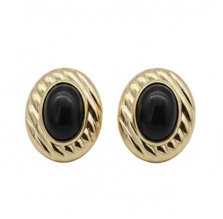 Jorvani Argen Küpe (Siyah)