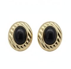 Jorvani Argen Küpe (Siyah)