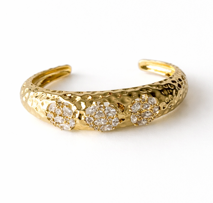 Jorvani Golden Bloom Cuff Kelepçe