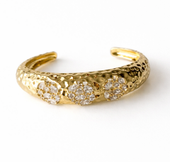 Jorvani Golden Bloom Cuff Kelepçe
