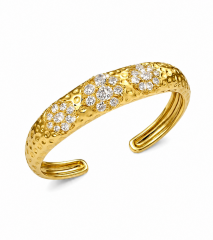 Jorvani Golden Bloom Cuff Kelepçe