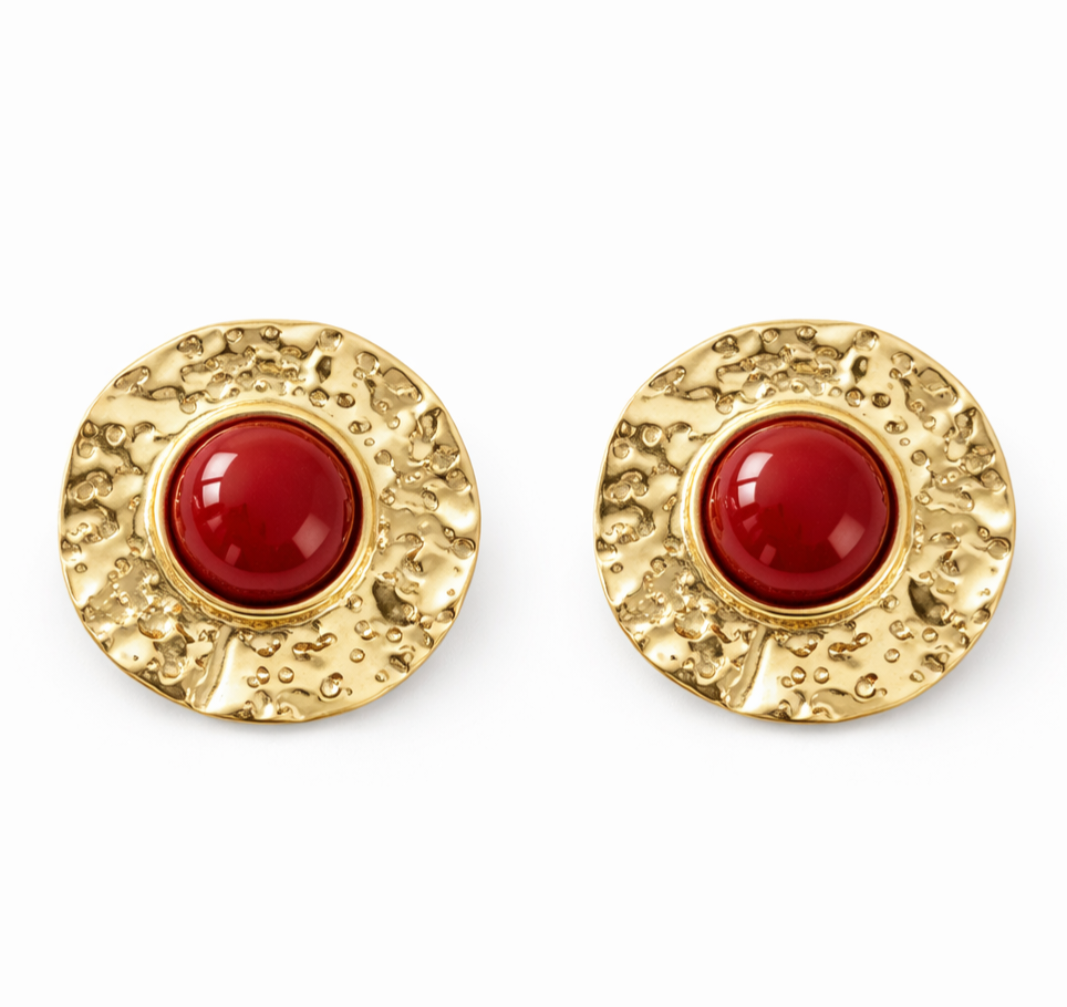 Jorvani Garnet Küpe