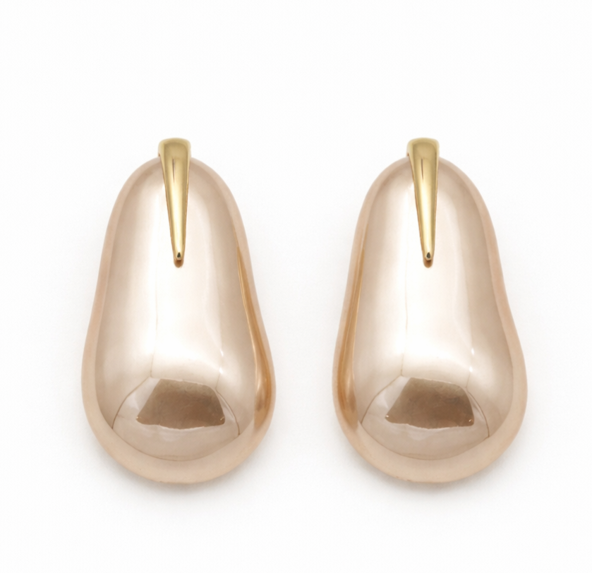 Jorvani Champagne Küpe (45 mm)