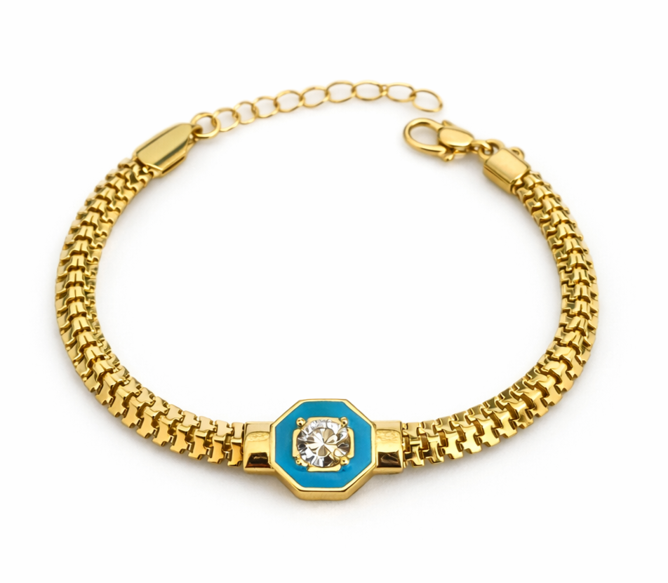 Jorvani Turquoise Touch Bileklik