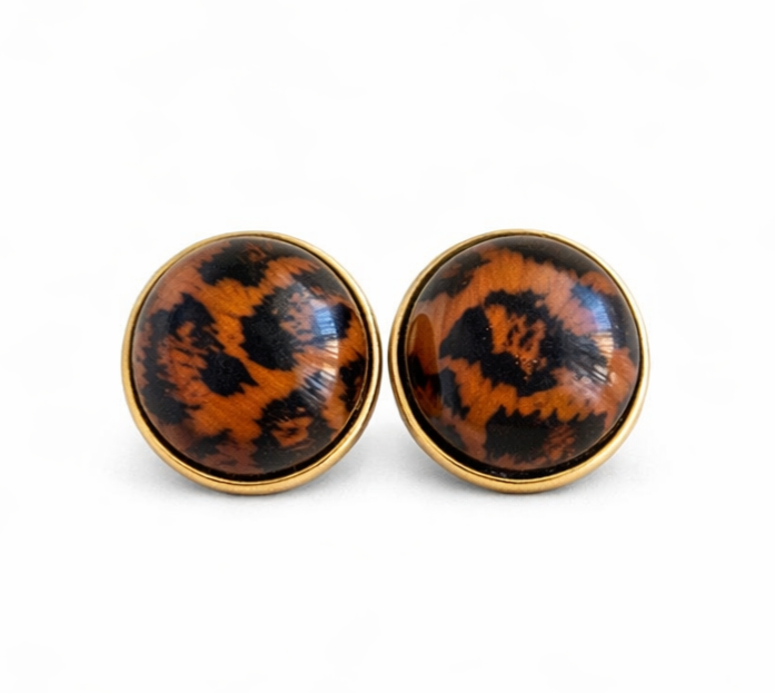 Jorvani Leopard Luxe Küpe