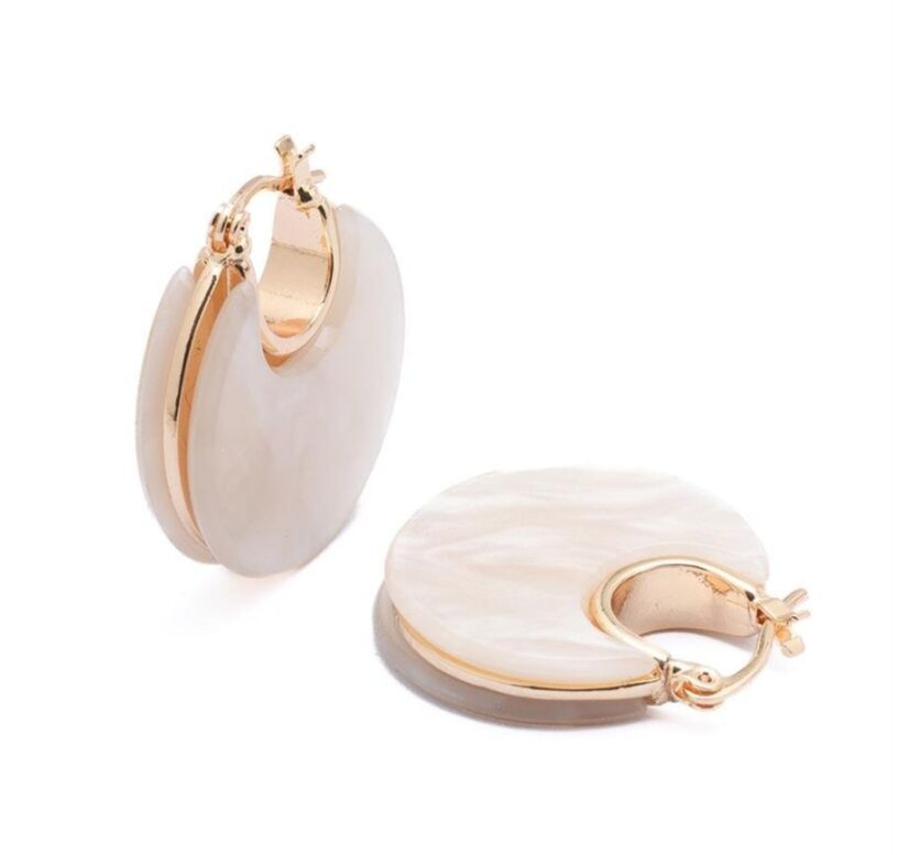 Jorvani Moonlit Disc Küpe