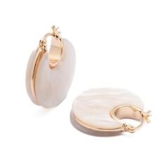 Jorvani Moonlit Disc Küpe