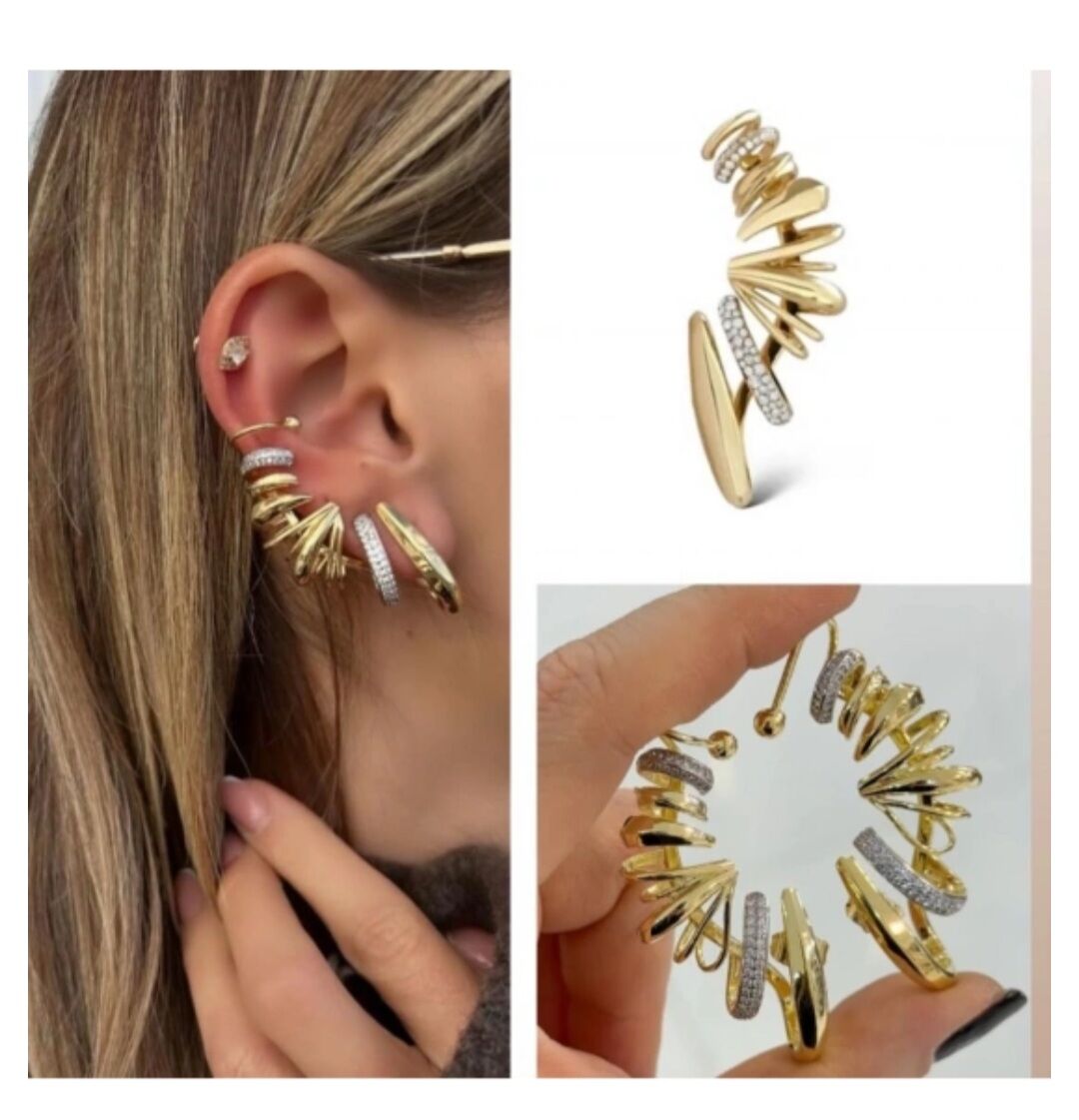 Jorvani Radiant Twist Çoklu Görünüm Küpe(Adet)