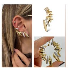 Jorvani Radiant Twist Çoklu Görünüm Küpe(Adet)