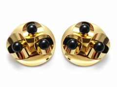 Jorvani Onyx Loop Küpe