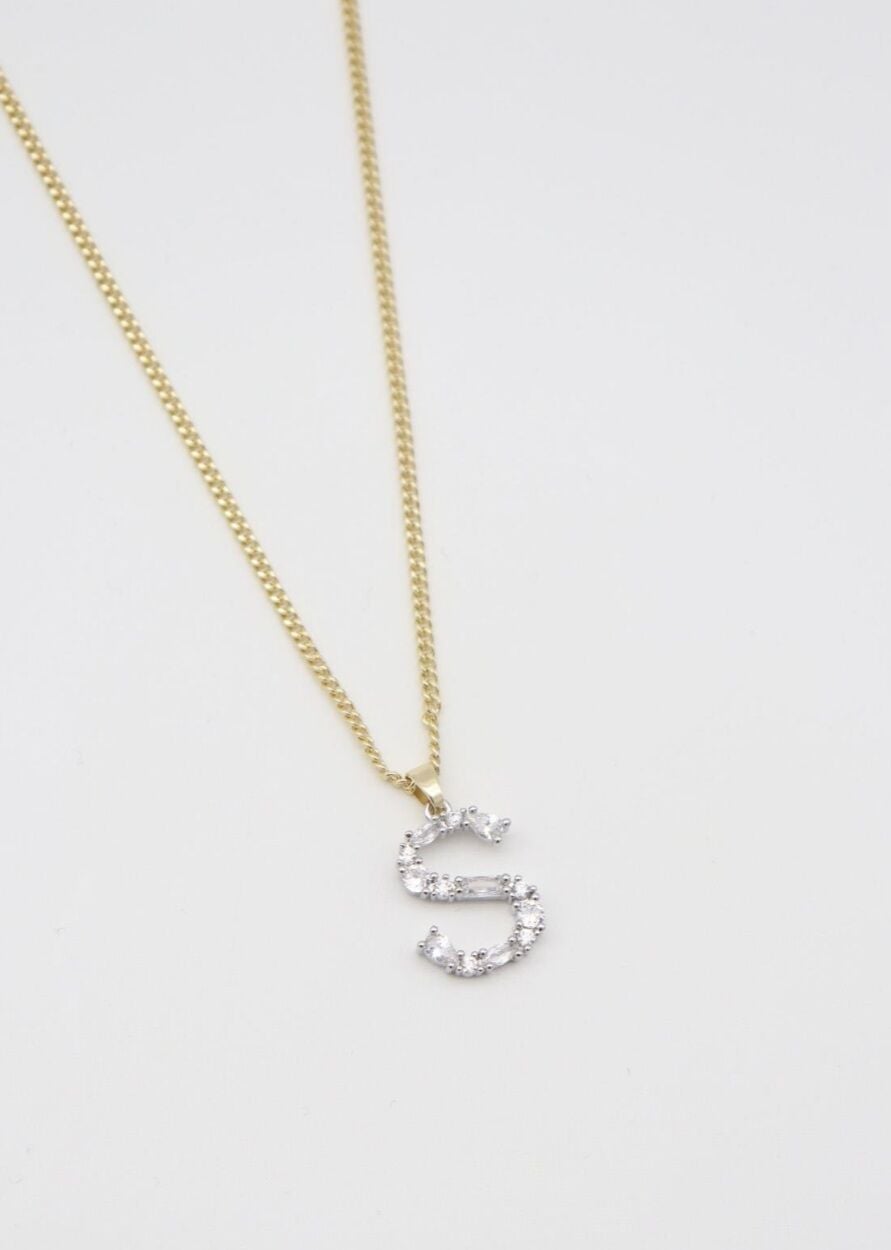 Jorvani S Harfli Kolye (50+5 cm)