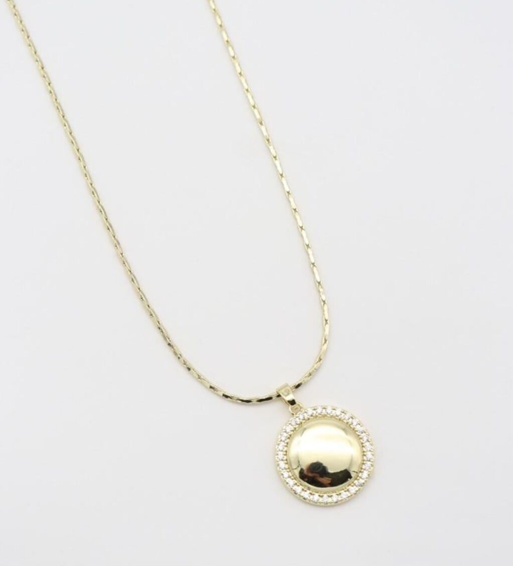 Jorvani Halo Madalyon Kolye(XUPİNG)(60 cm)