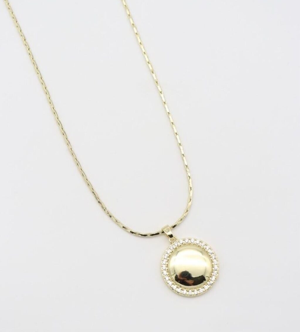 Jorvani Halo Madalyon Kolye(XUPİNG)(60 cm)