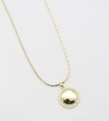 Jorvani Halo Madalyon Kolye(XUPİNG)(60 cm)