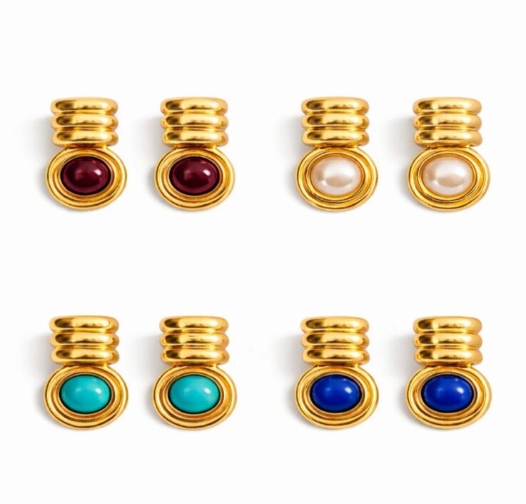 Jorvani Amora Çelik Küpe