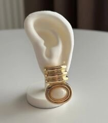 Jorvani Amora Çelik Küpe