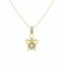 Jorvani Bee Luxe Çelik Kolye