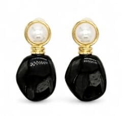 Midnight Pearl Küpe