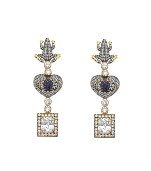 Jorvani Nazar Işığı Küpe