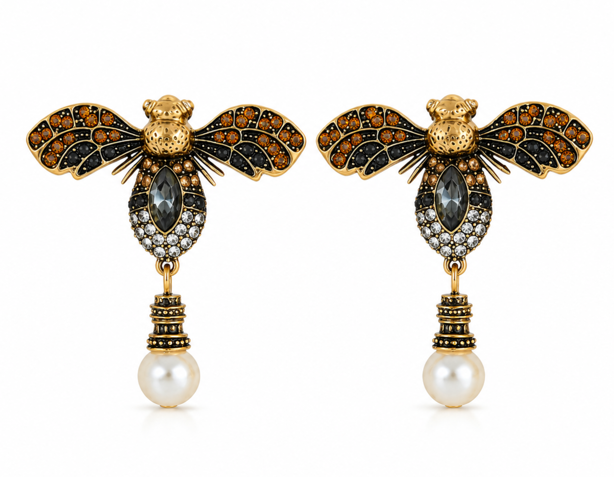 Queen Bee Işıltı Küpe