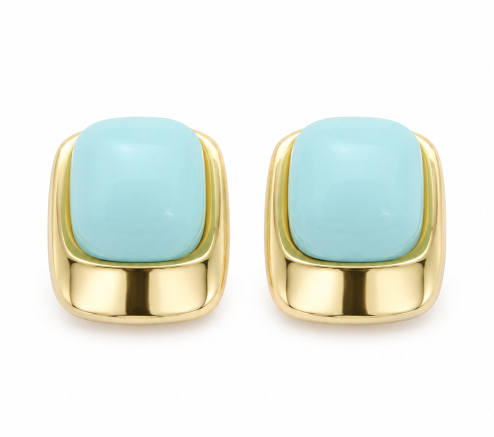 Baby Blue Luxe Küpe