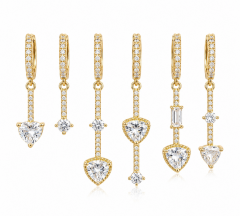 Love Spark 6lı Zirkon Set Küpe