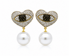Moon Pearl Küpe
