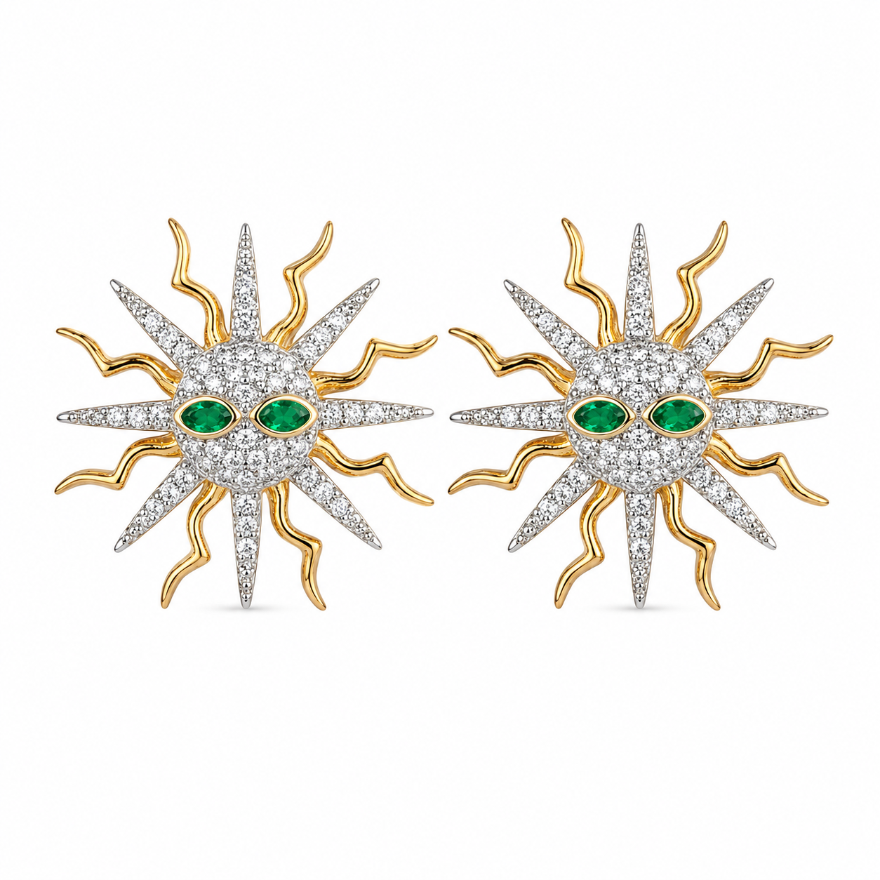 Emerald Sun Küpe