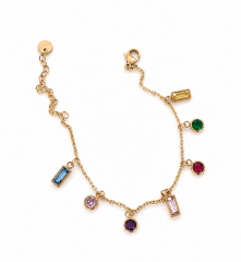 Jorvani Rainbow Charm Bileklik